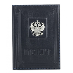 Обложка для паспорта "Статус" _ Серебро 