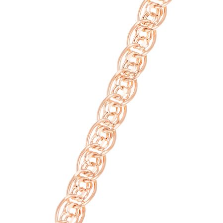 Женская серебряная цепочка, плетение Нонна/Бисмарк