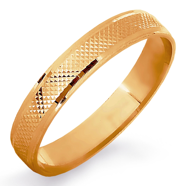 Кольцо обручальное, золото, Т100613824