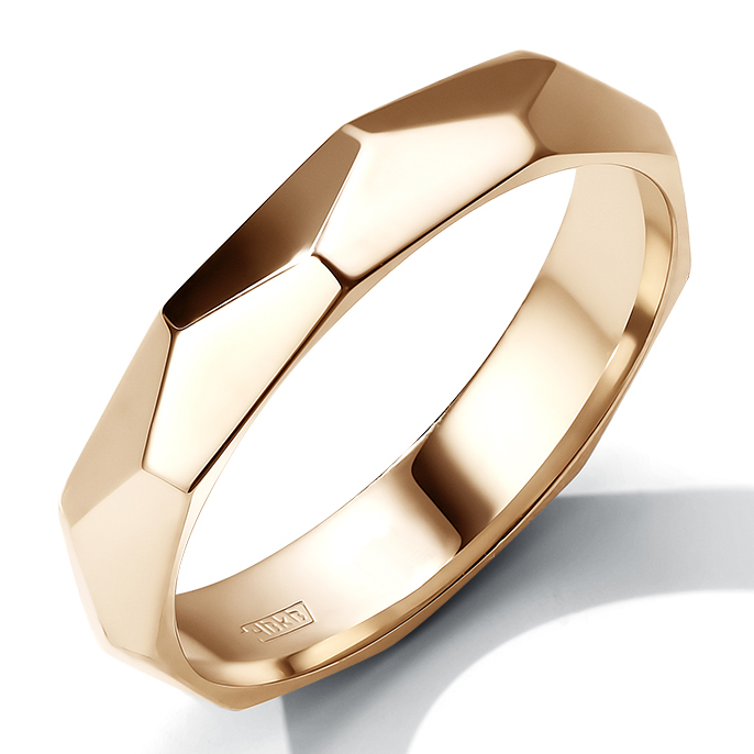 Кольцо обручальное, золото, 6-31-0079-100