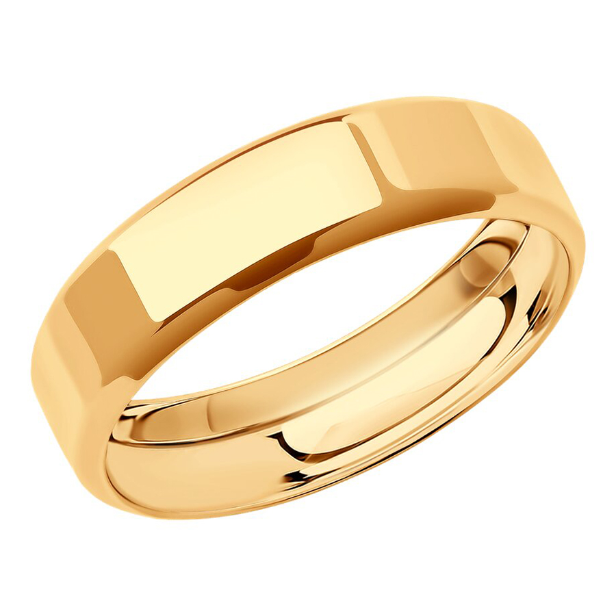Кольцо обручальное, золото, 51-111-02124-1