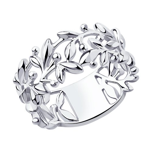 Кольцо, серебро, 94-110-00416-1