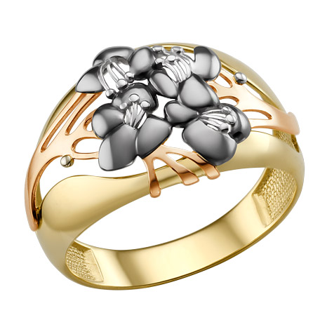 Кольцо, золото, 016011-1102