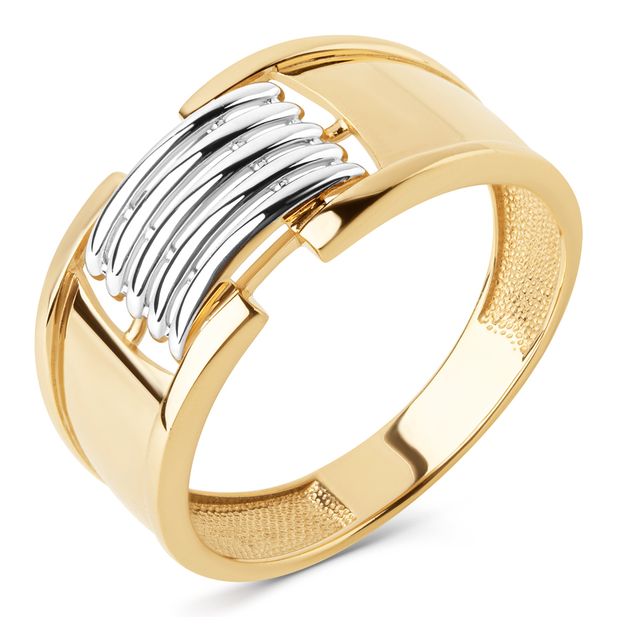 Кольцо, золото, желтый, 026761-4002