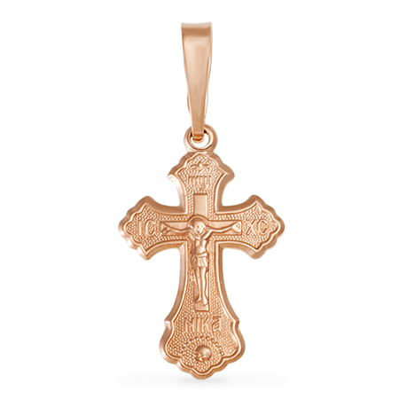 Подвеска Крест, золото, 11205