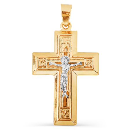 Подвеска крест, золото, Т13006607
