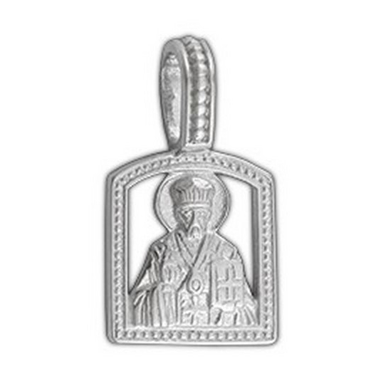 Подвеска "Св.Николай Чудотворец", серебро, 5402-006