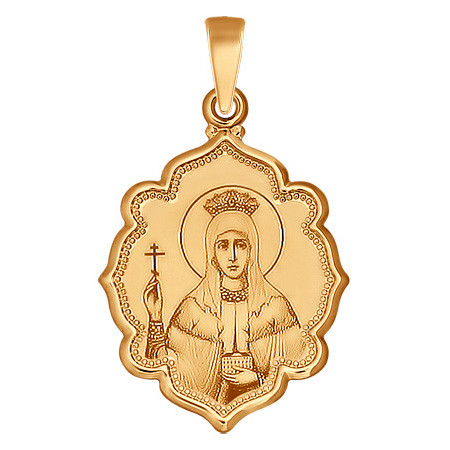 Подвеска"Св.Александра", золото, 102977