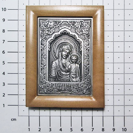 Икона "Казанская Б.М.", серебро, 309002602
