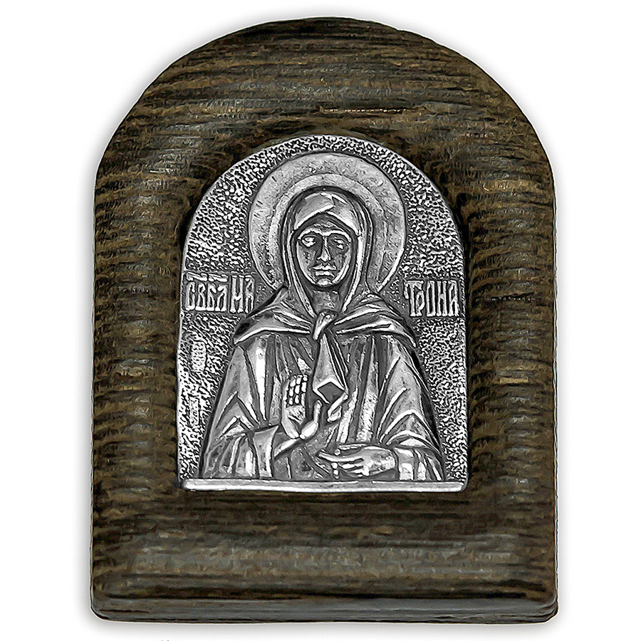 Икона "Св.Блаженная Матрона", серебро, 9026ч