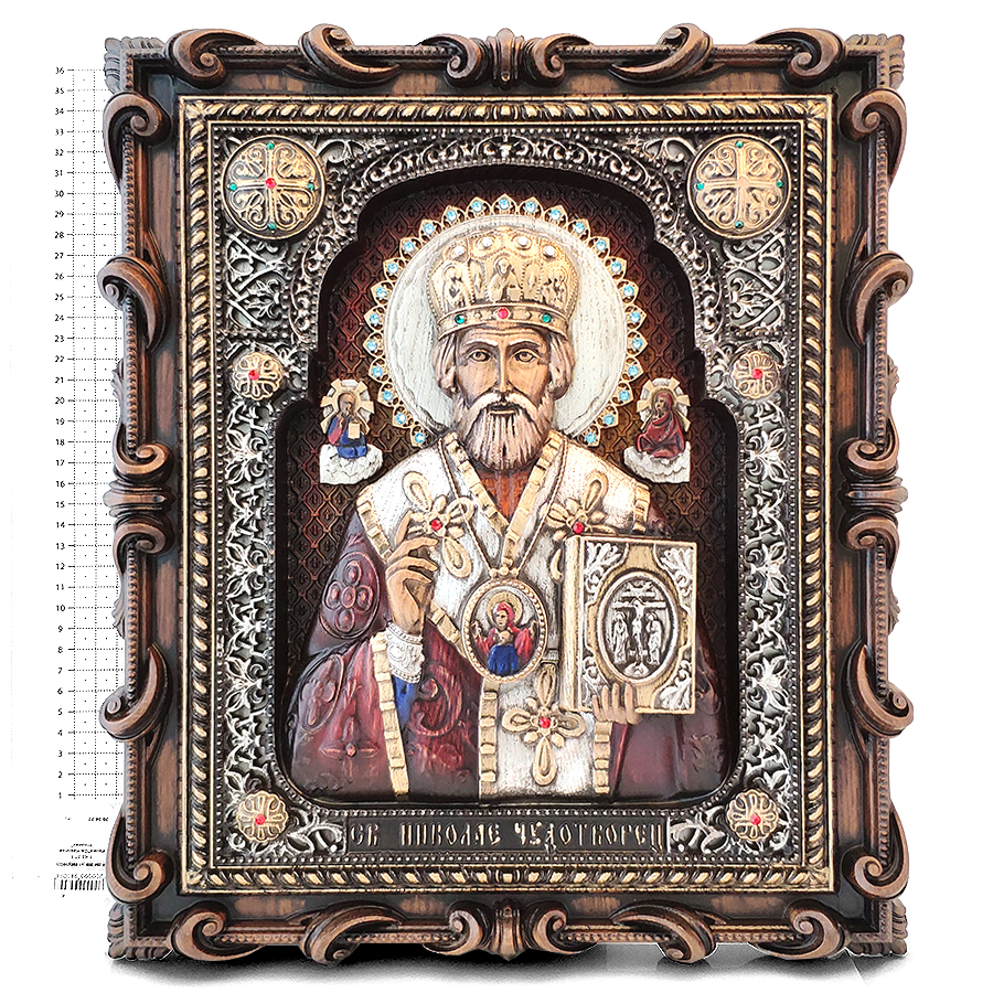 Икона"Св.Николай Чудотворец", 1.43.37.1