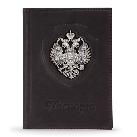 Обложка для паспорта "Империя" _ Серебро 