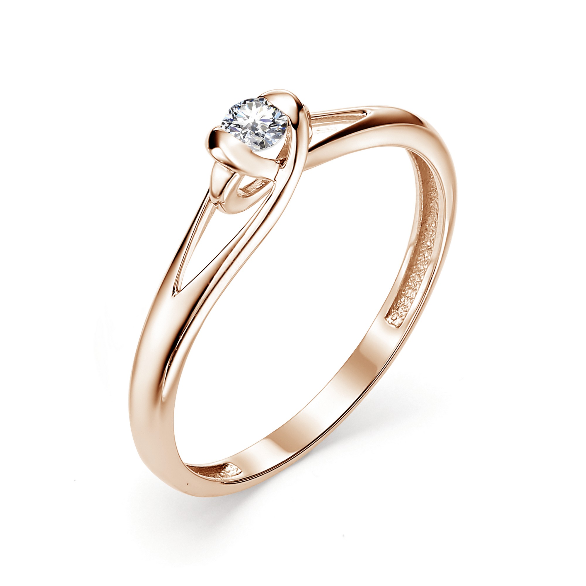 Кольцо, бриллиант, 12799-100