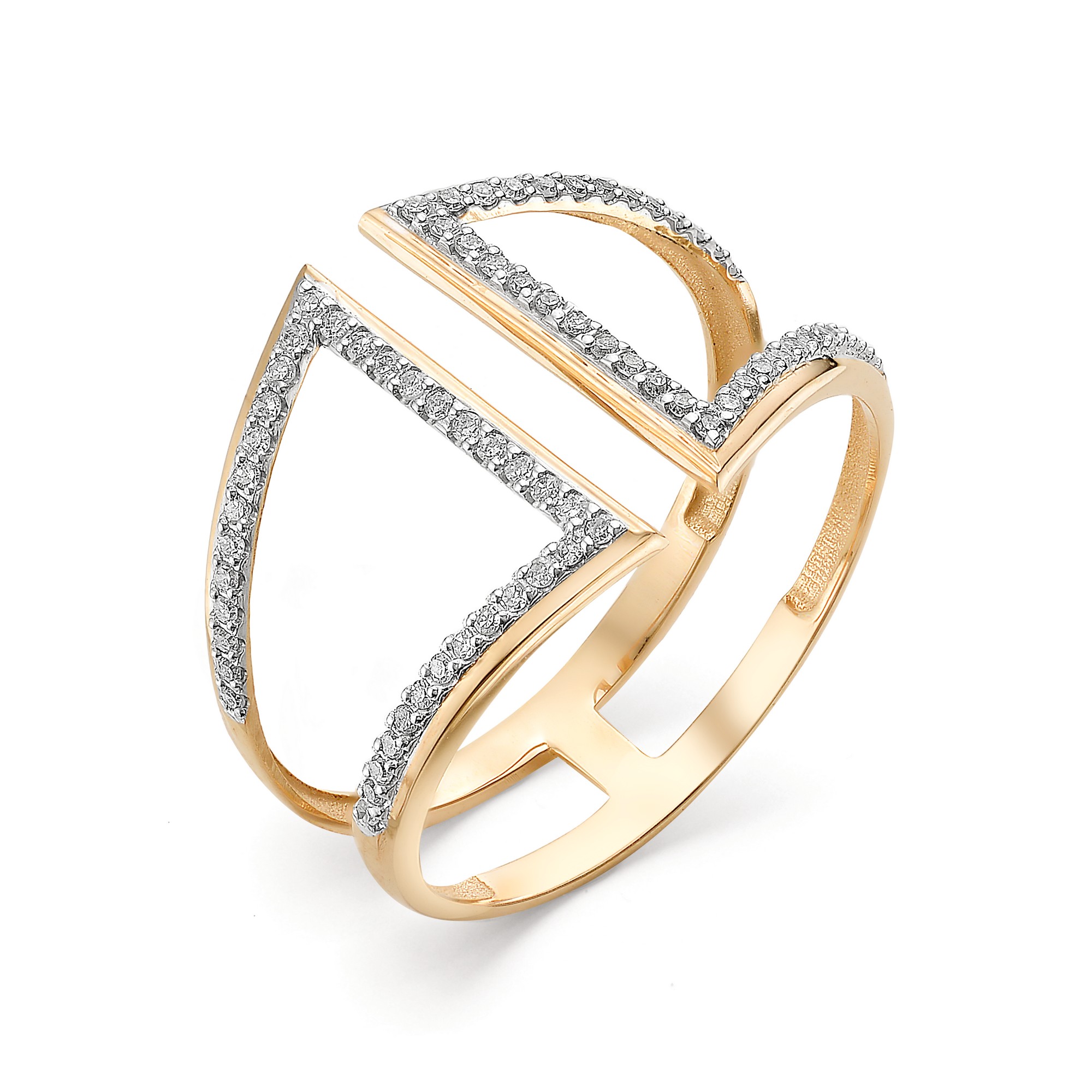 Кольцо, бриллиант, 12353-100