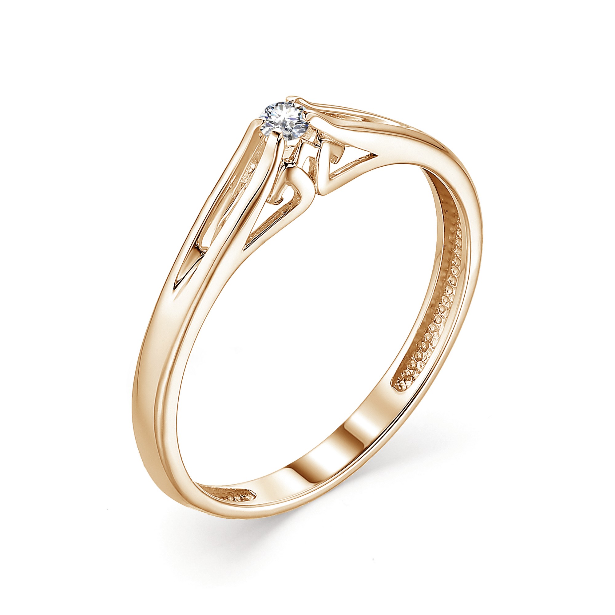 Кольцо, бриллиант, 13343-100