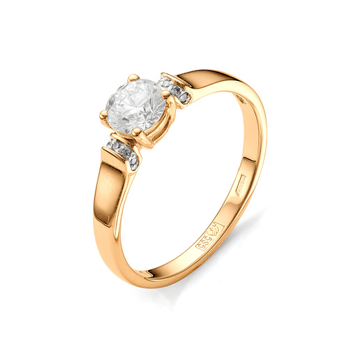 Кольцо, бриллиант, 11145-100