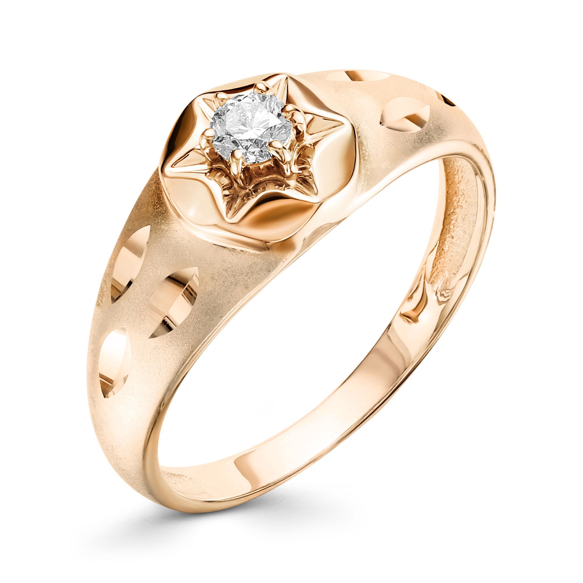 Кольцо, бриллиант, 12639-А00