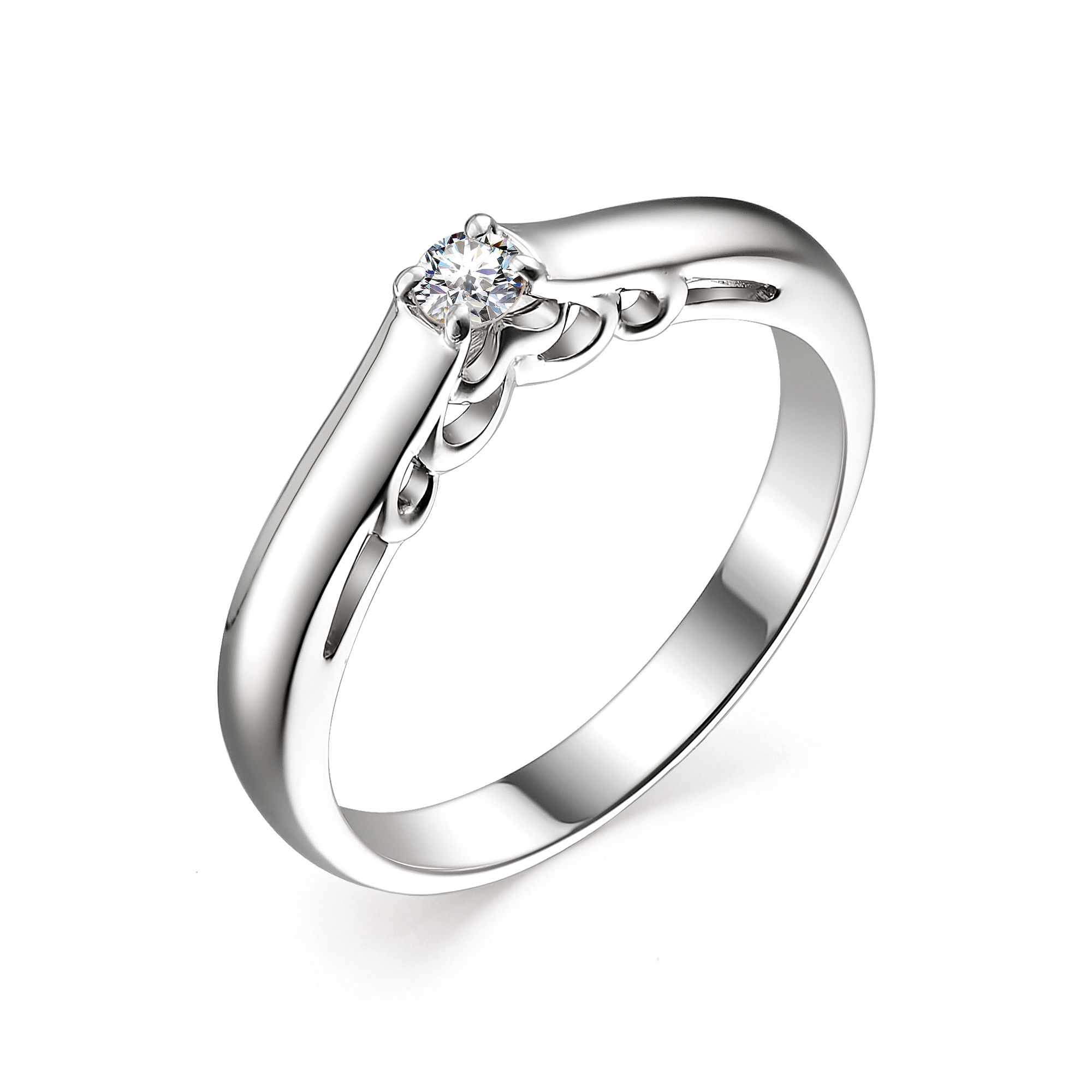 Кольцо, бриллиант, 13464-200