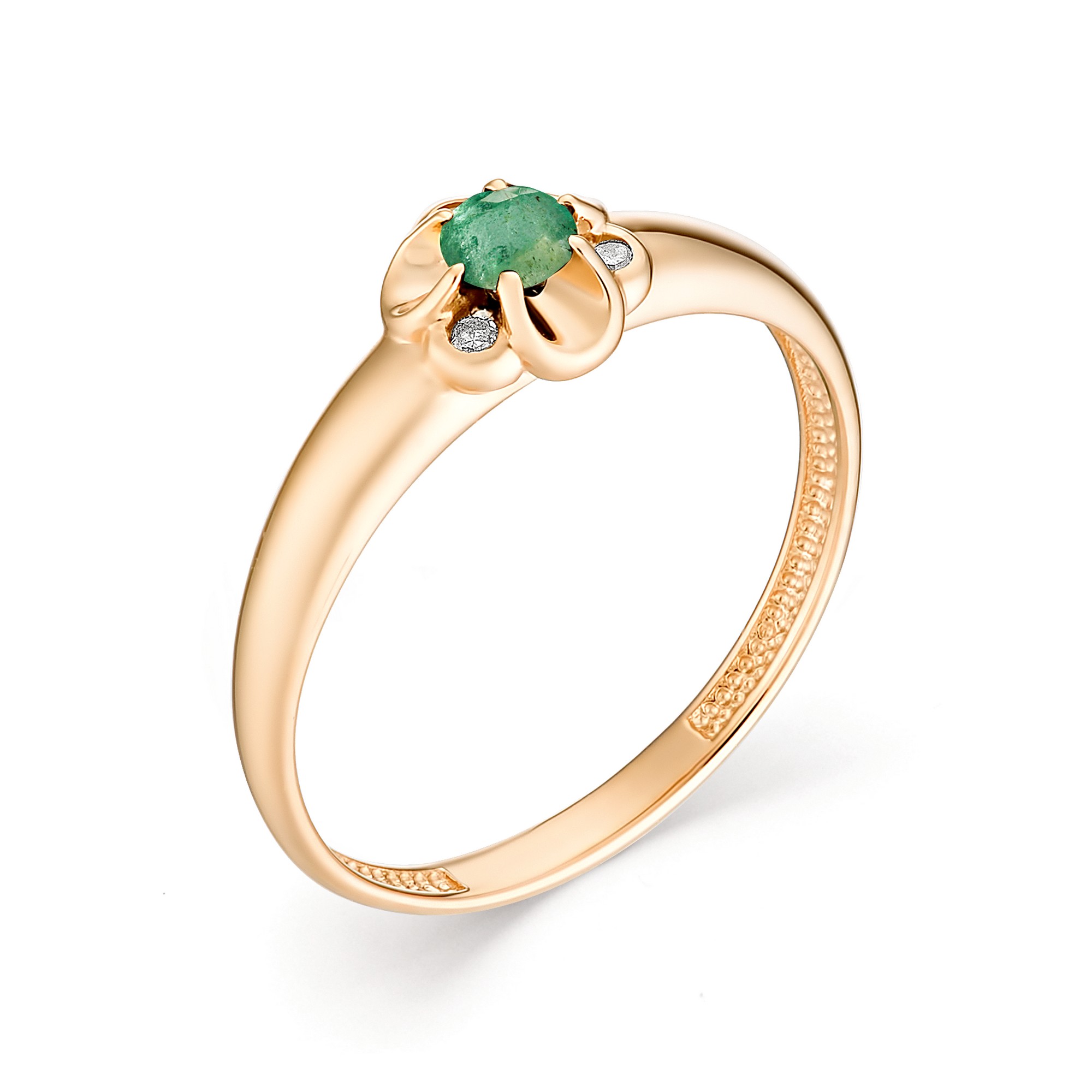 Кольцо, бриллиант, 12921-101