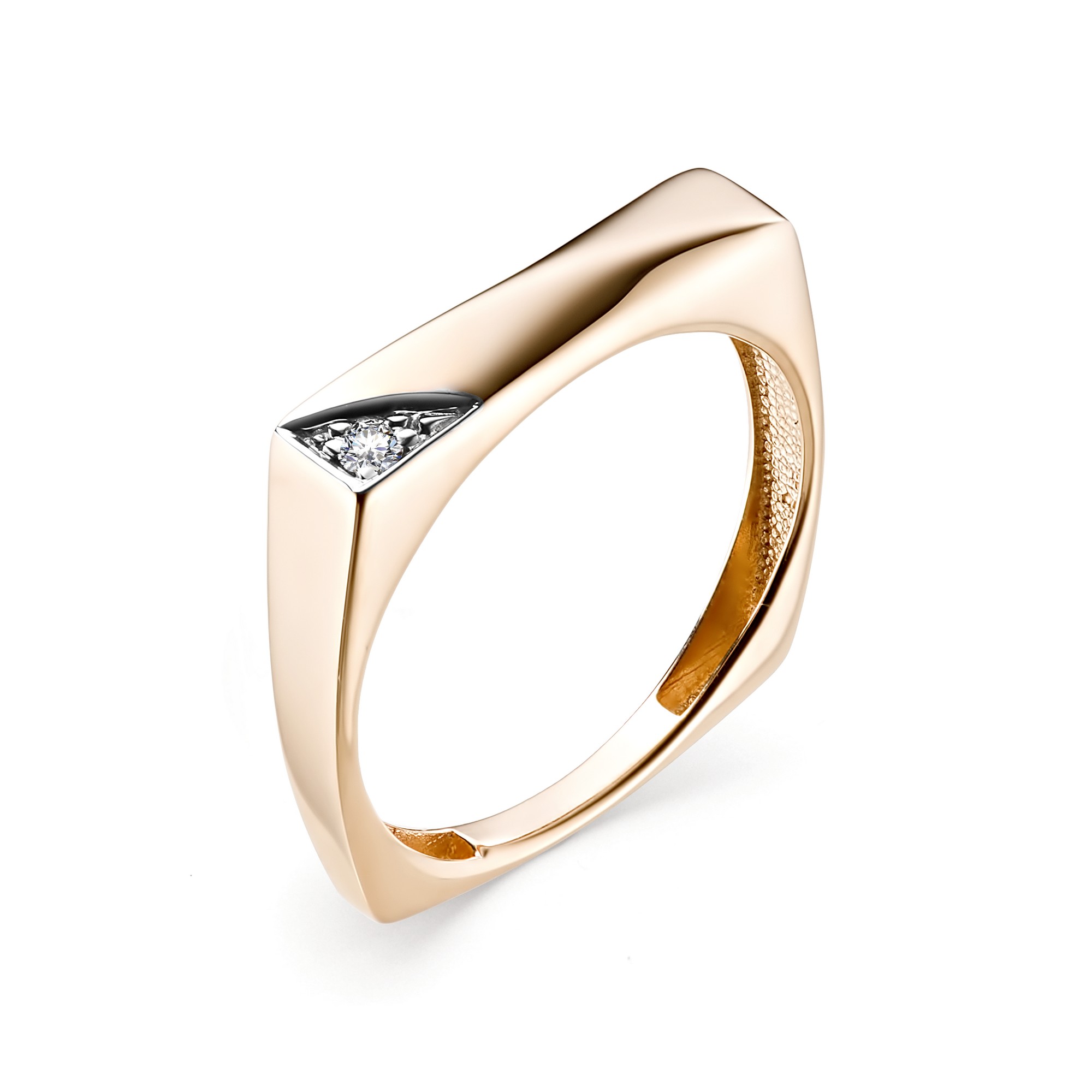 Кольцо, бриллиант, 12809-100