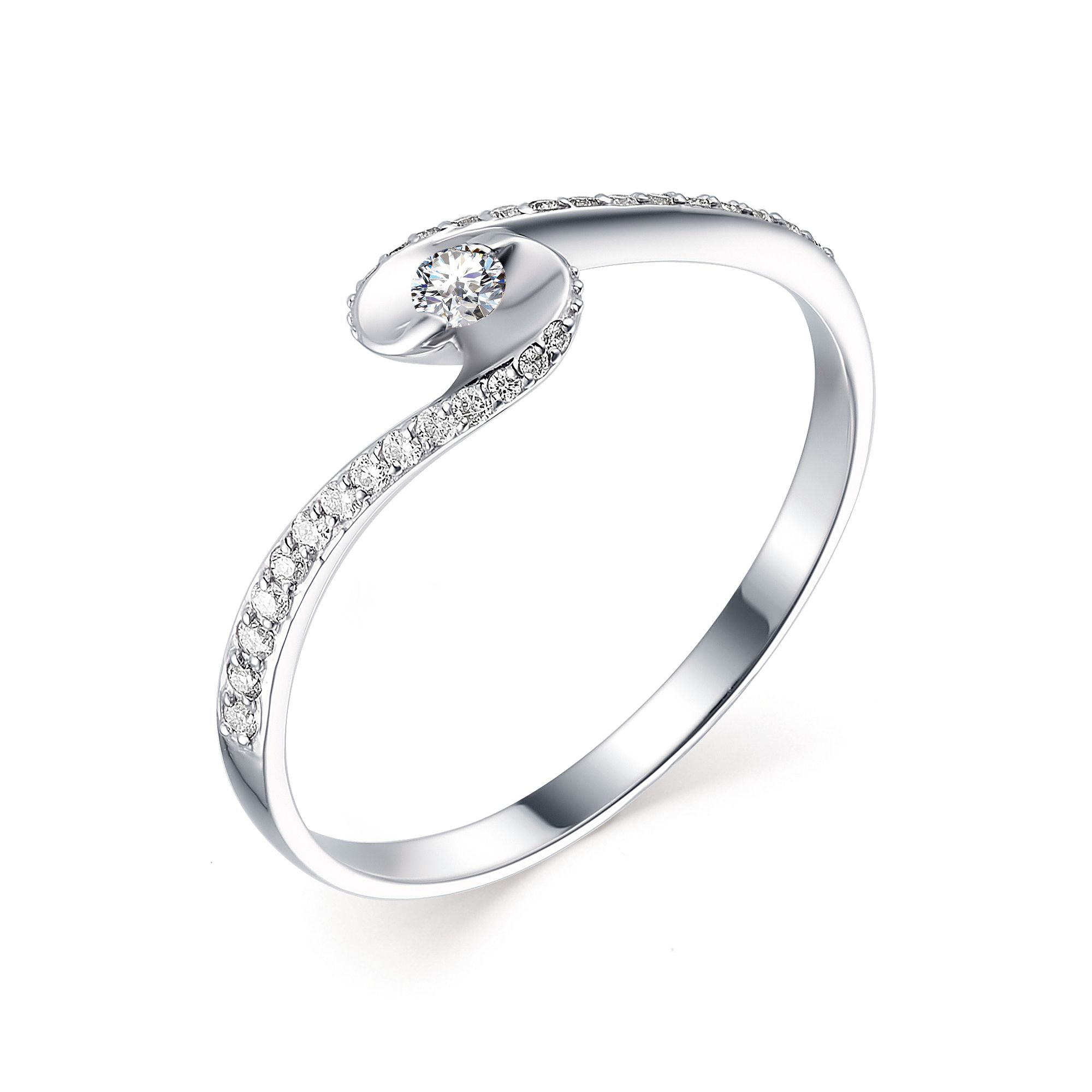 Кольцо, бриллиант, 13414-200