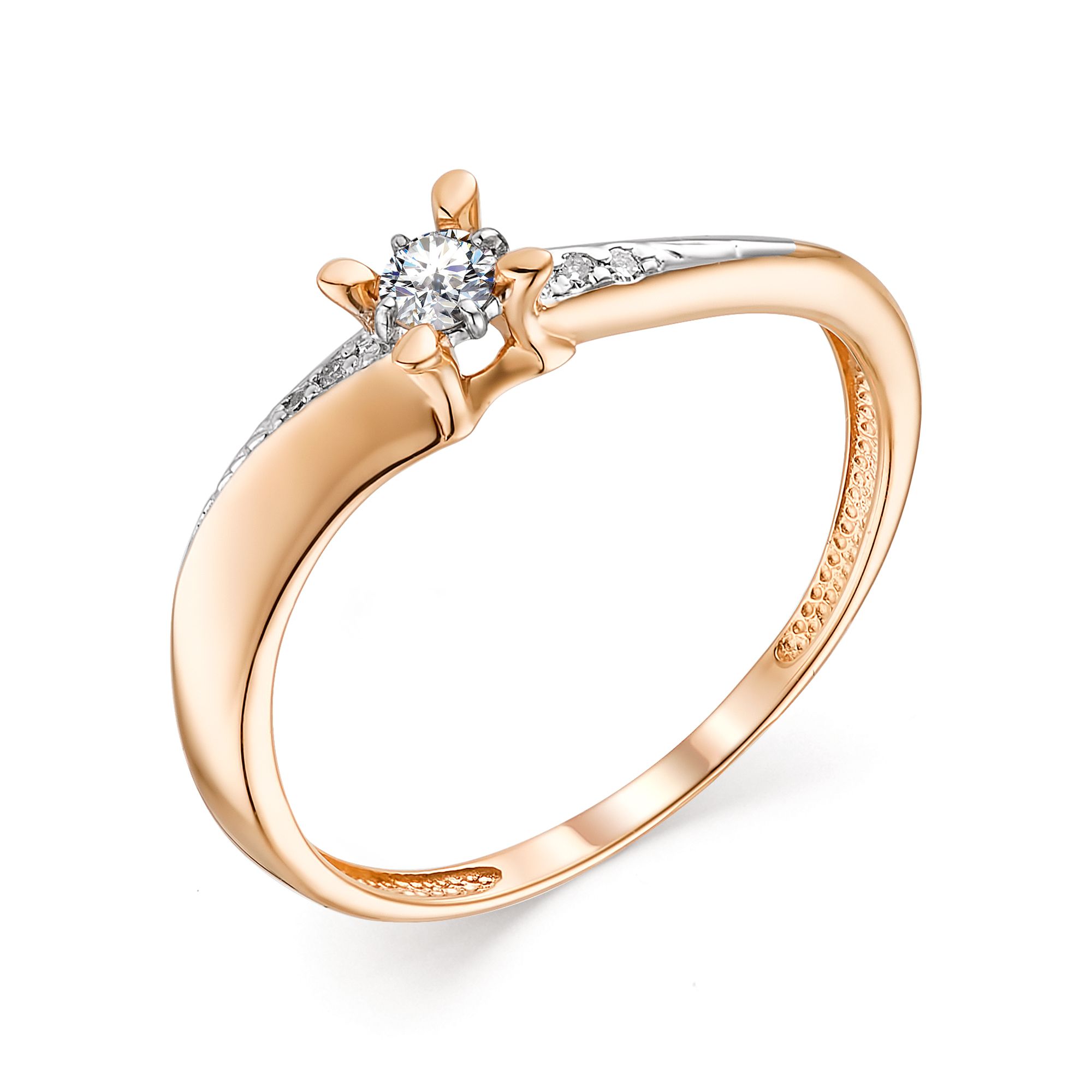 Кольцо, бриллиант, 13681-100