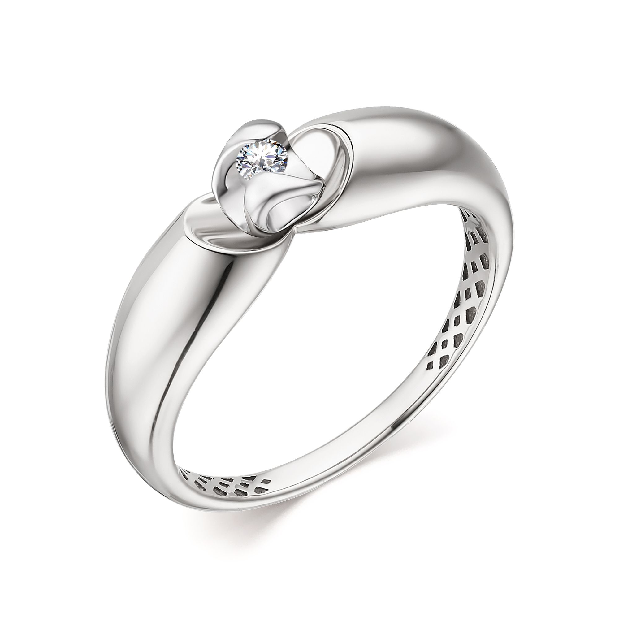 Кольцо, бриллиант, 13630-200