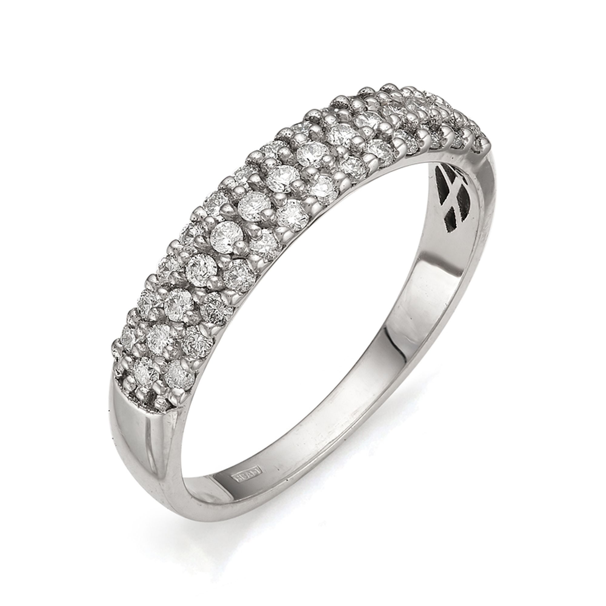 Кольцо, бриллиант, 12100-200