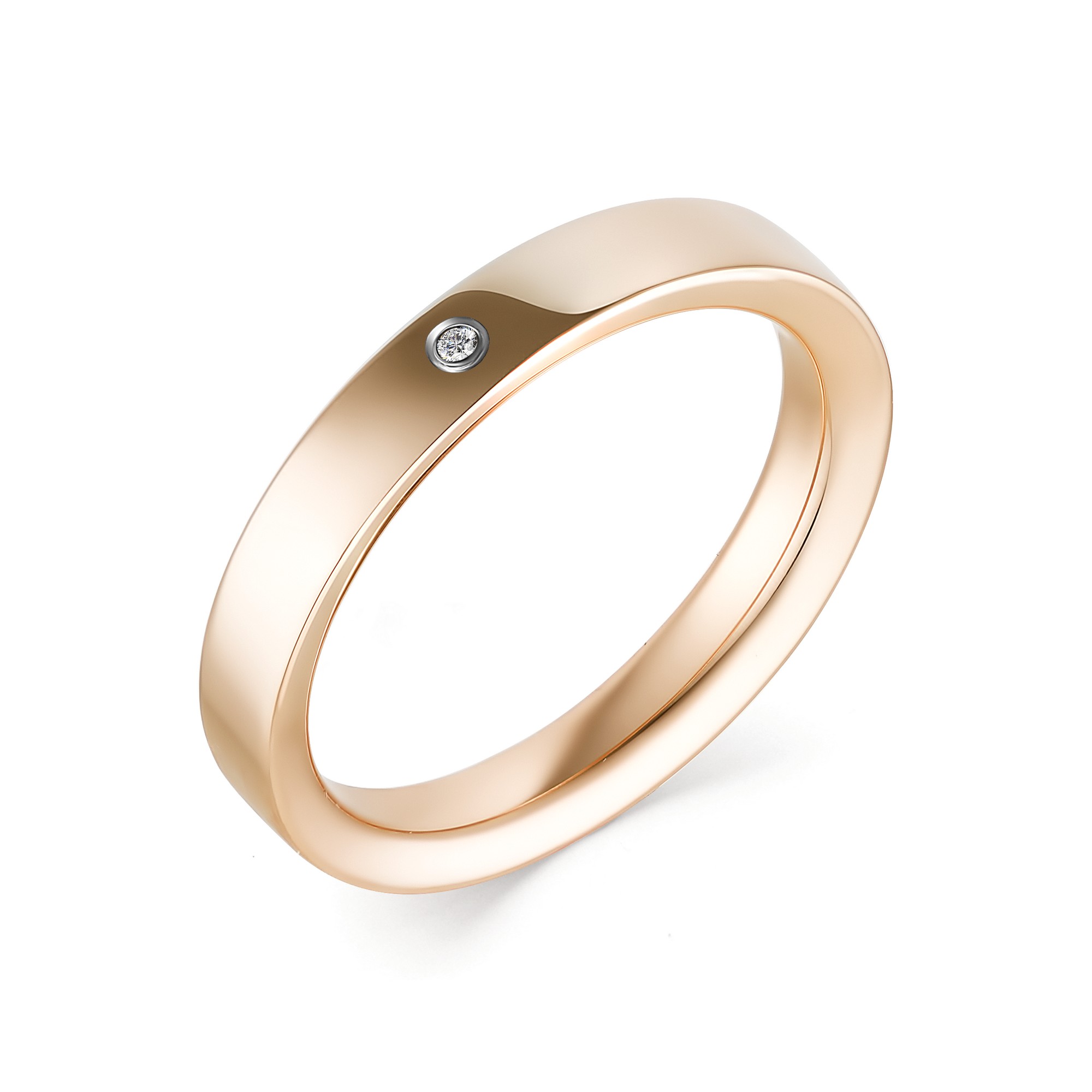 Кольцо, бриллиант, 13380-100