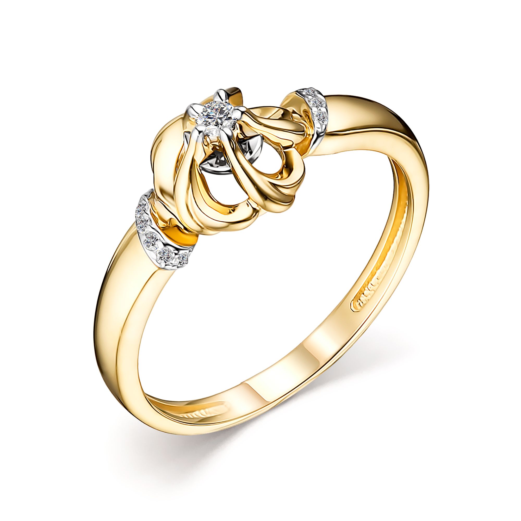Кольцо, бриллиант, 14332-300