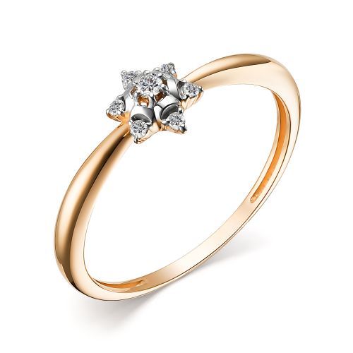 Кольцо, бриллиант, 15100-100