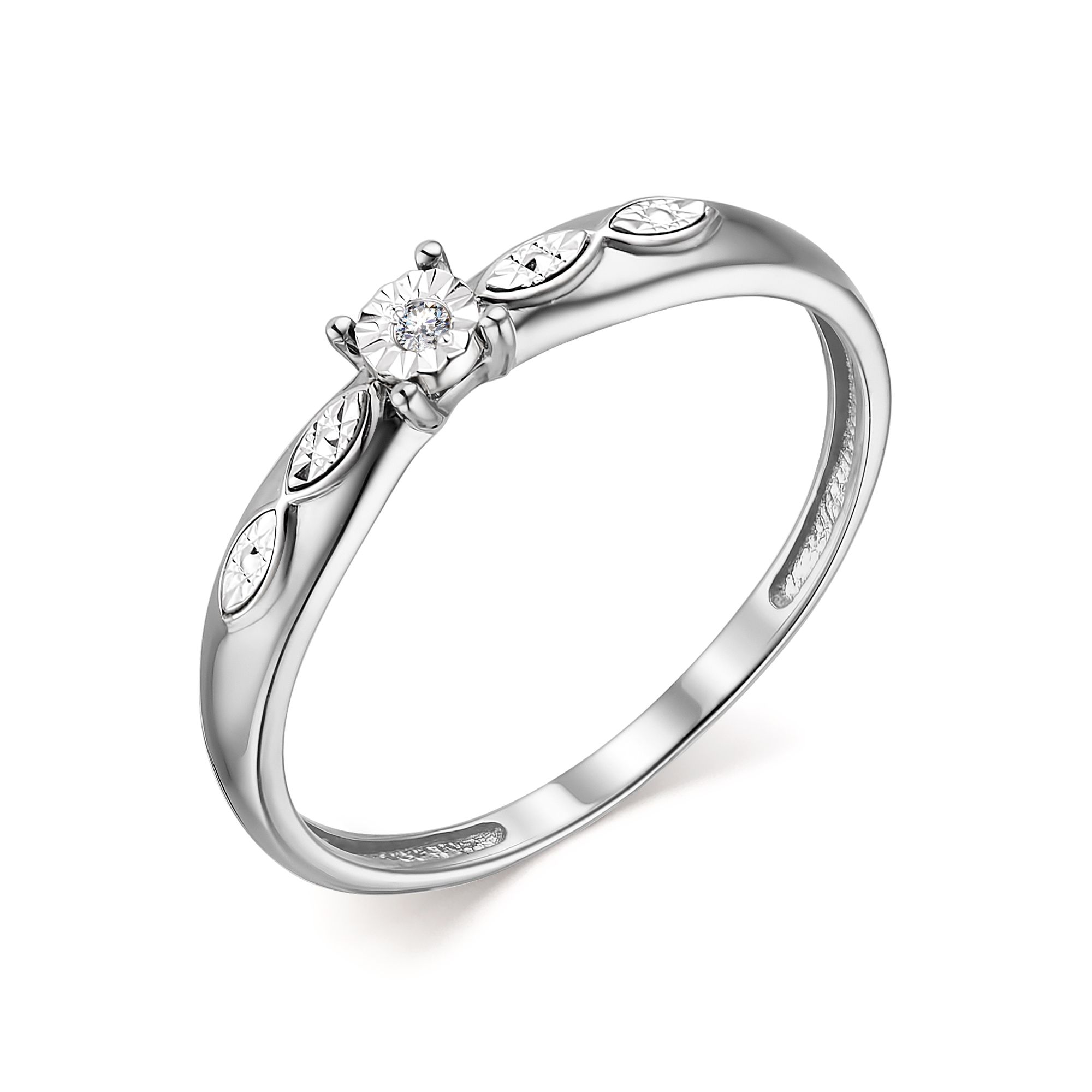 Кольцо, бриллиант, 13741-200