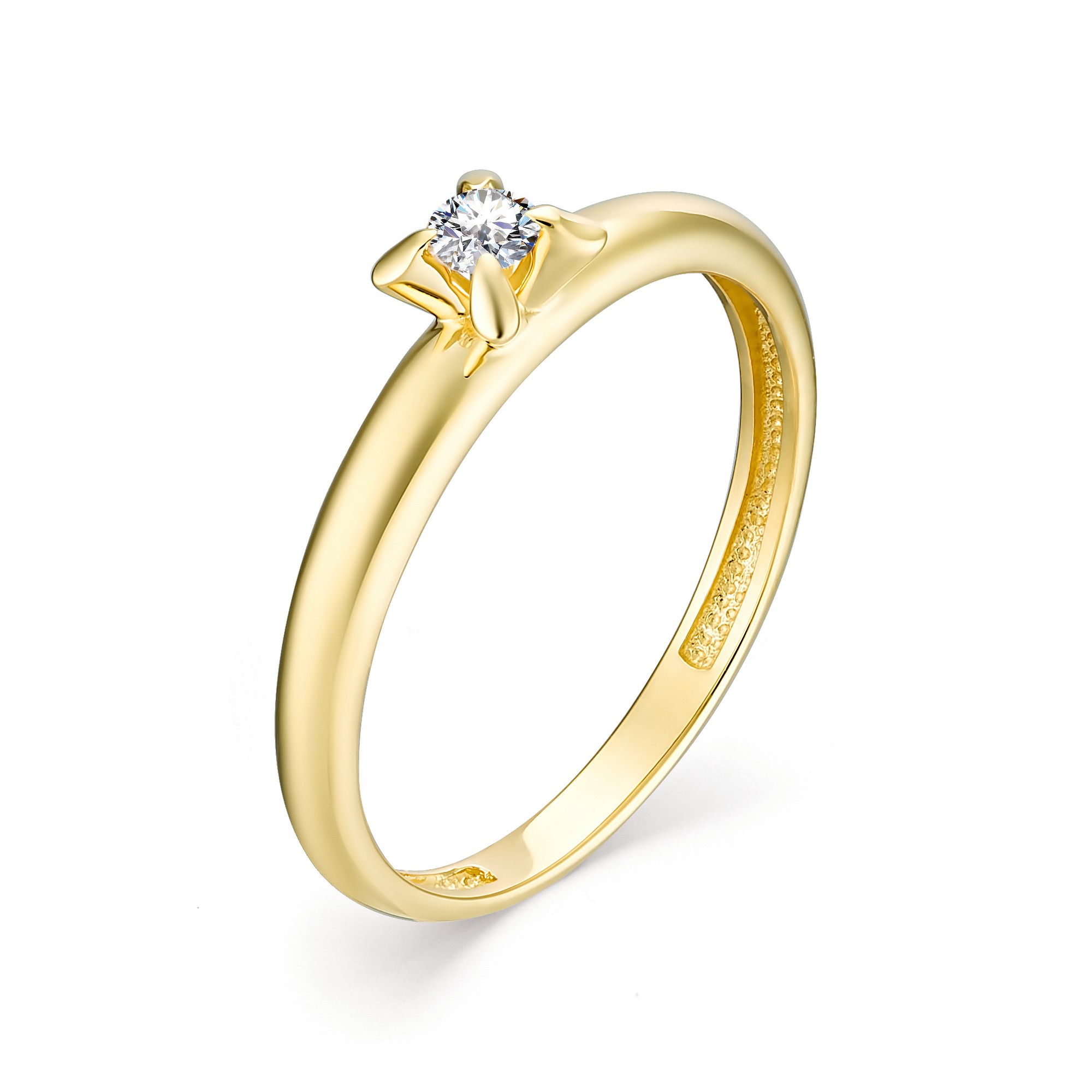 Кольцо, бриллиант, 13019-300