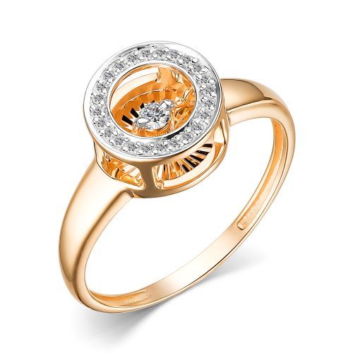 Кольцо, бриллиант, 15102-100