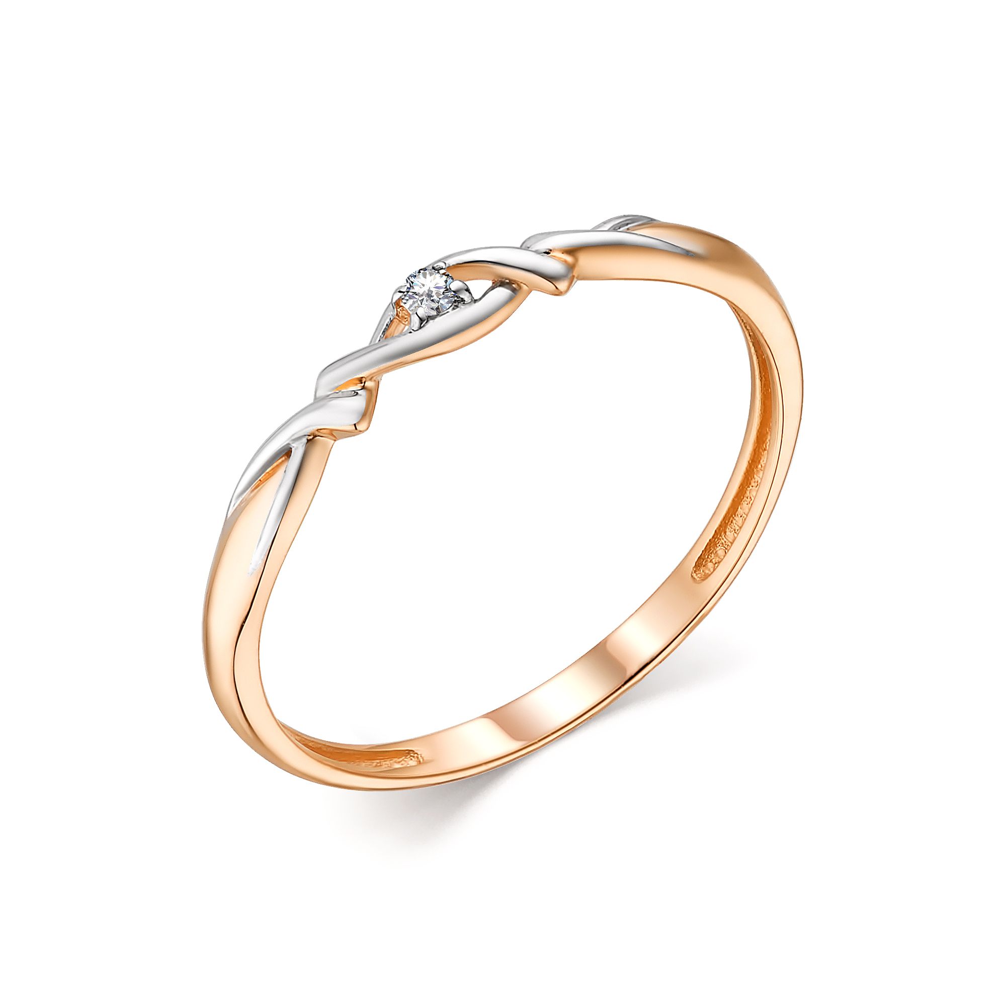 Кольцо, бриллиант, 13804-100