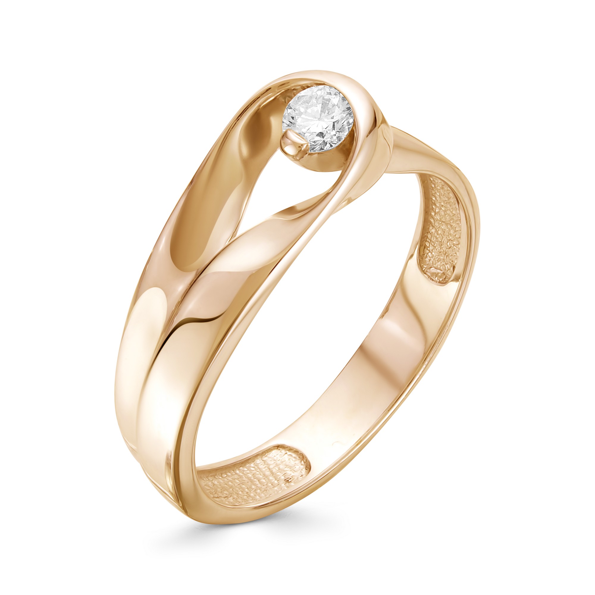 Кольцо, бриллиант, 12763-100