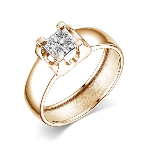 Кольцо, бриллиант, 15747-100