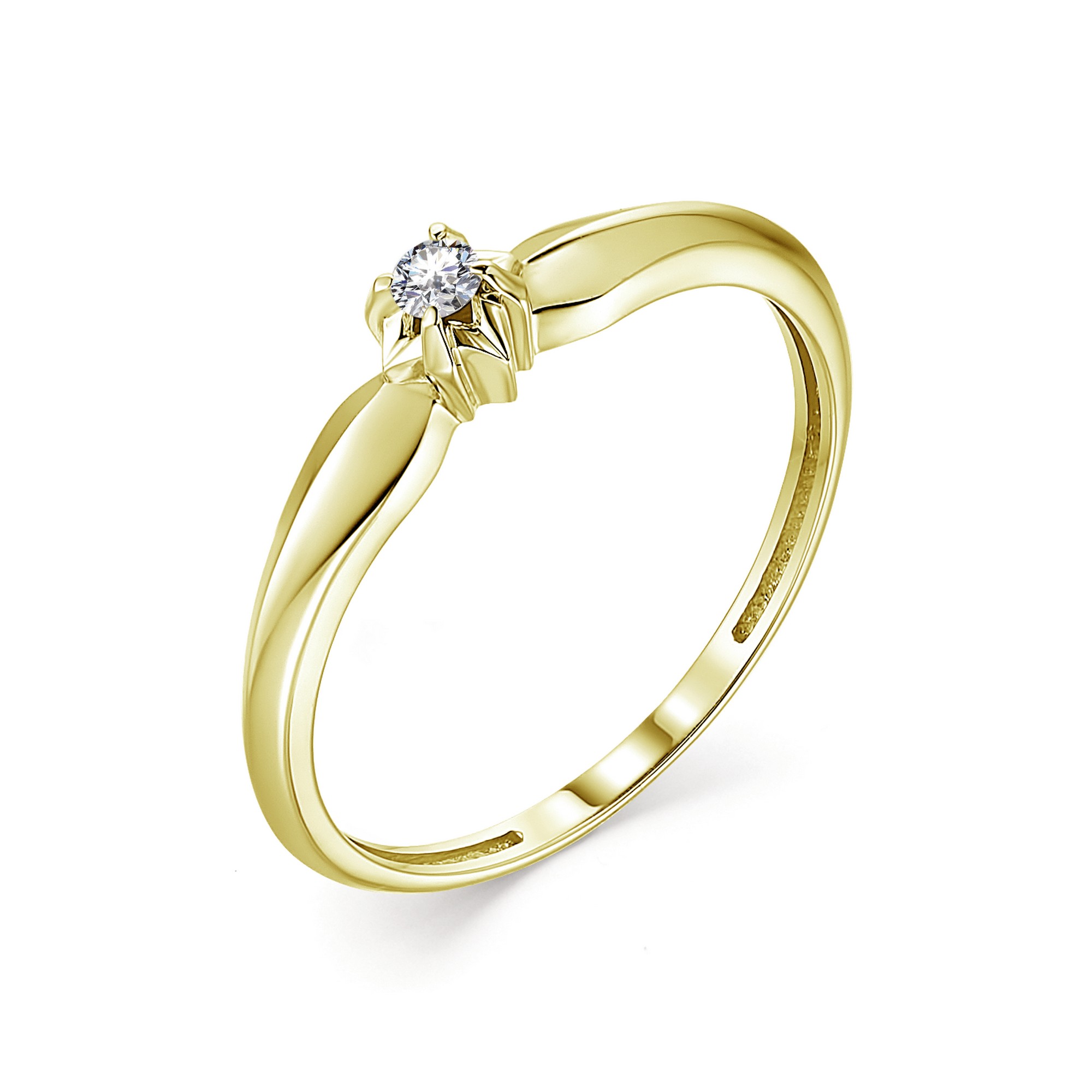 Кольцо, бриллиант, 13214-300