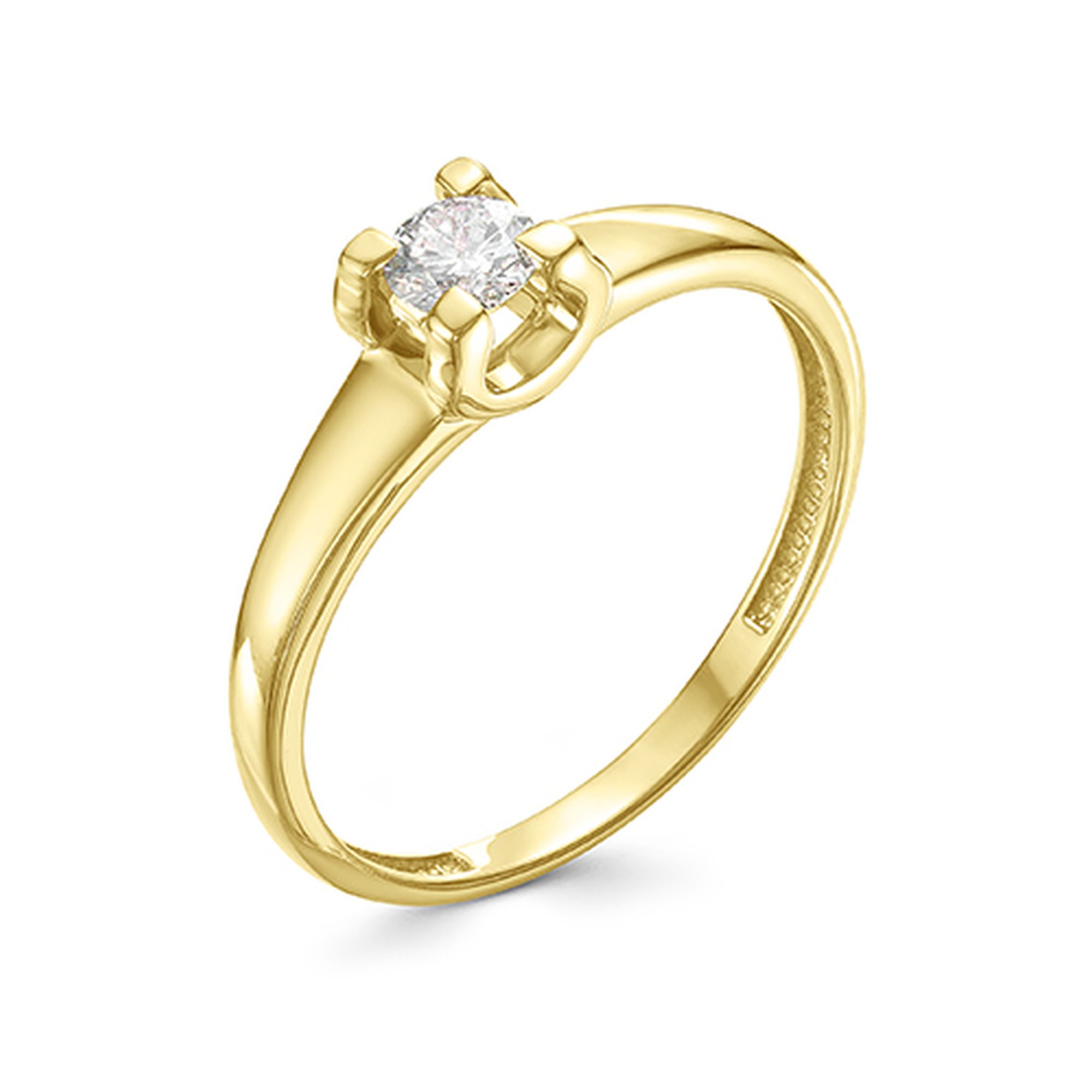 Кольцо, бриллиант, 12927-300