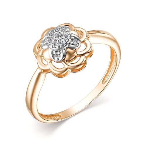 Кольцо, бриллиант, 15057-100