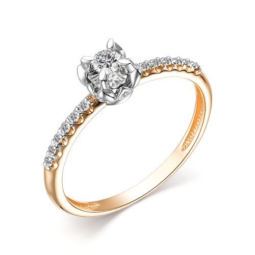 Кольцо, бриллиант, 15226-100