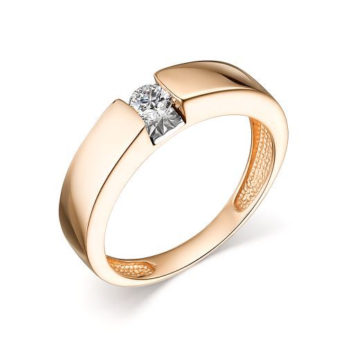 Кольцо, бриллиант, 14267-100