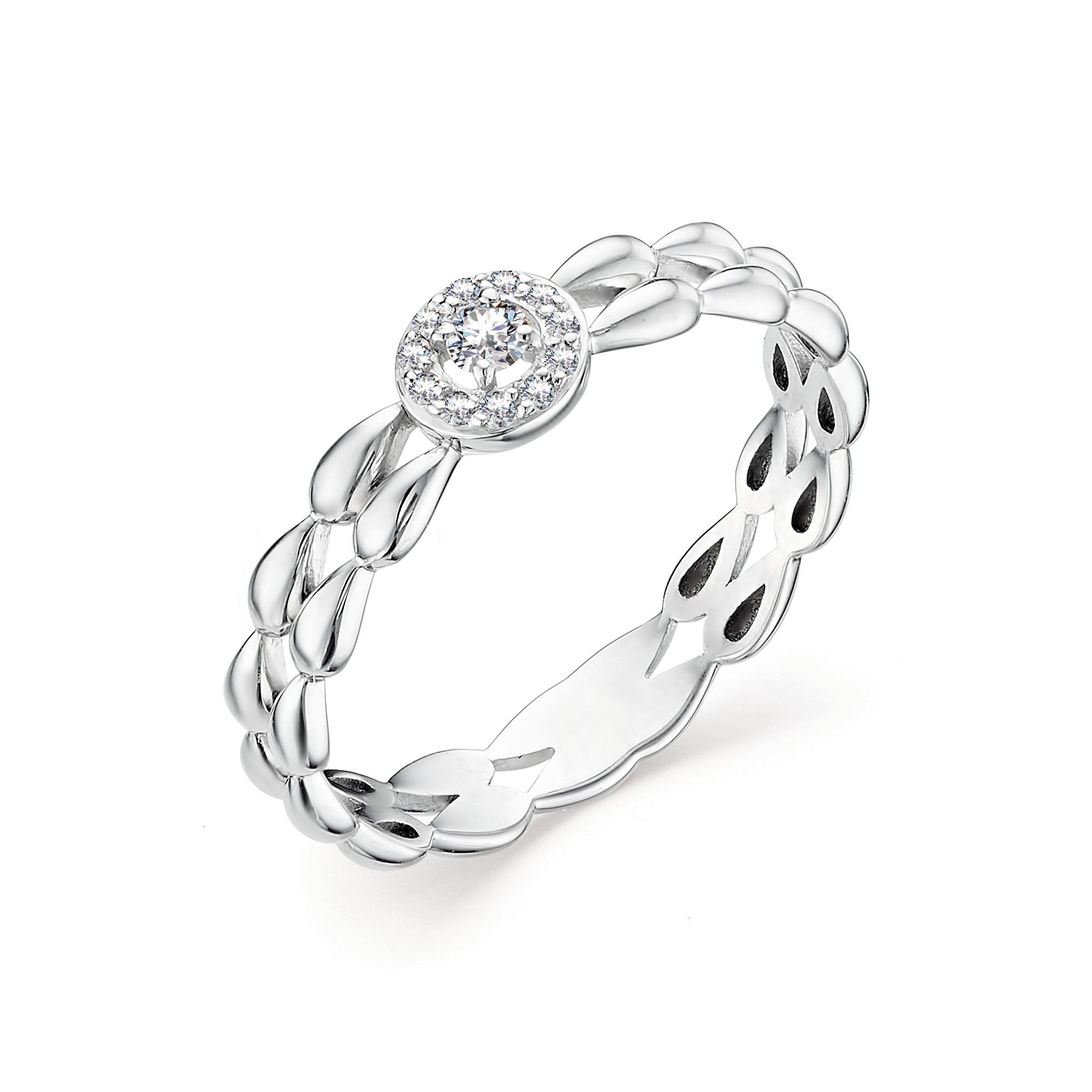Кольцо, бриллиант, 12860-200