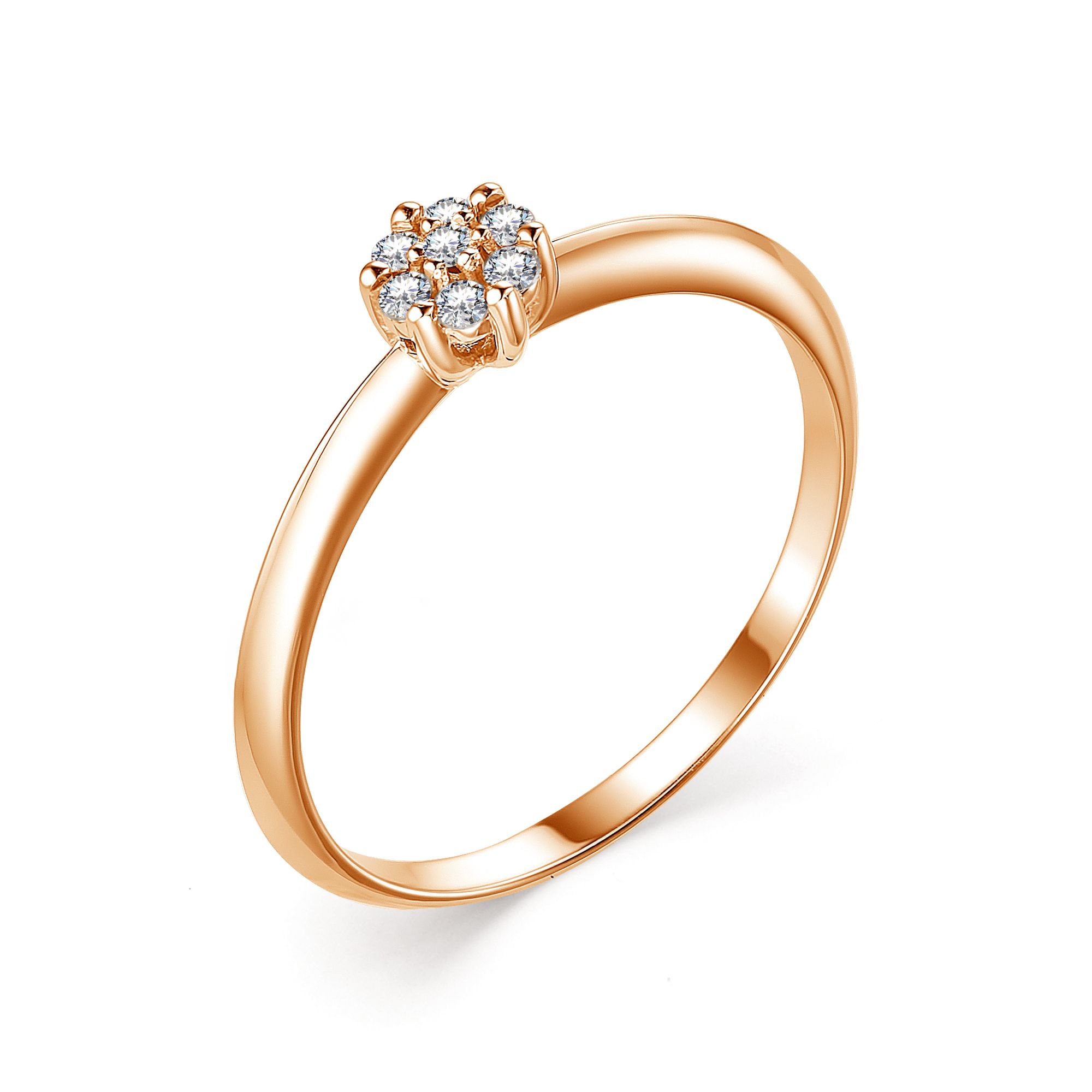 Кольцо, бриллиант, 13373-100