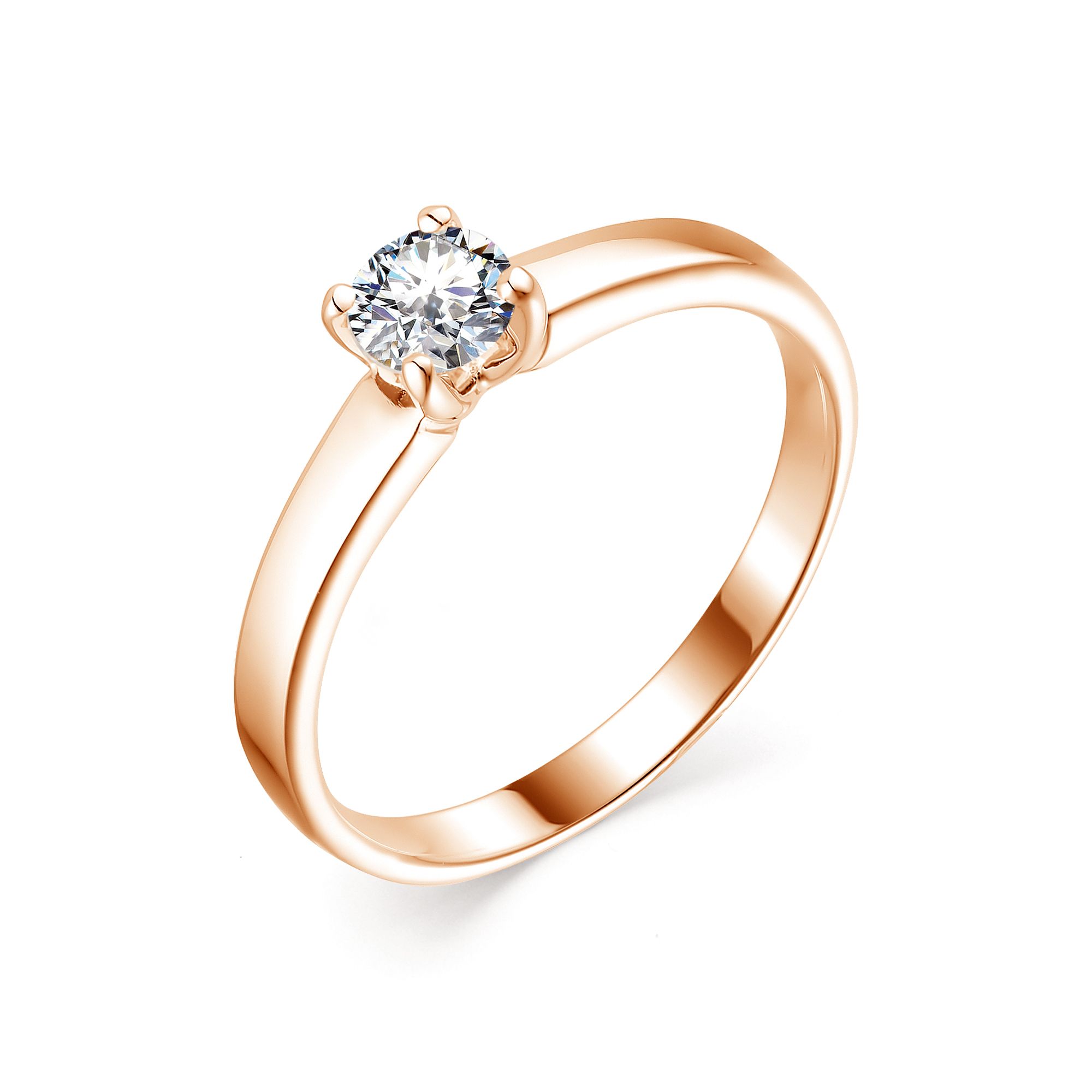 Кольцо, бриллиант, 13496-100