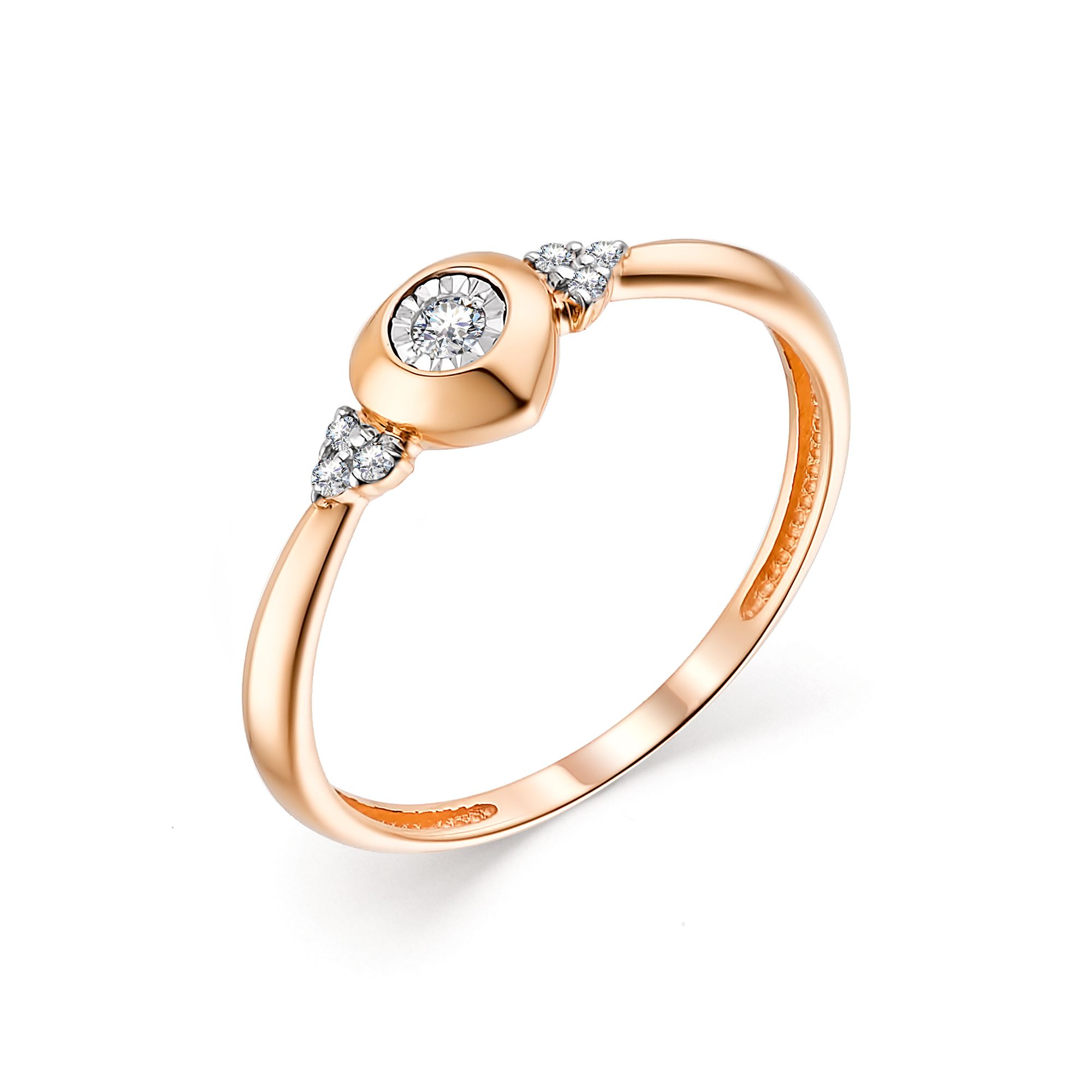 Кольцо, бриллиант, 13490-100