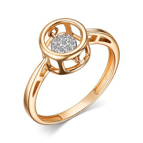 Кольцо, бриллиант, 15449-100