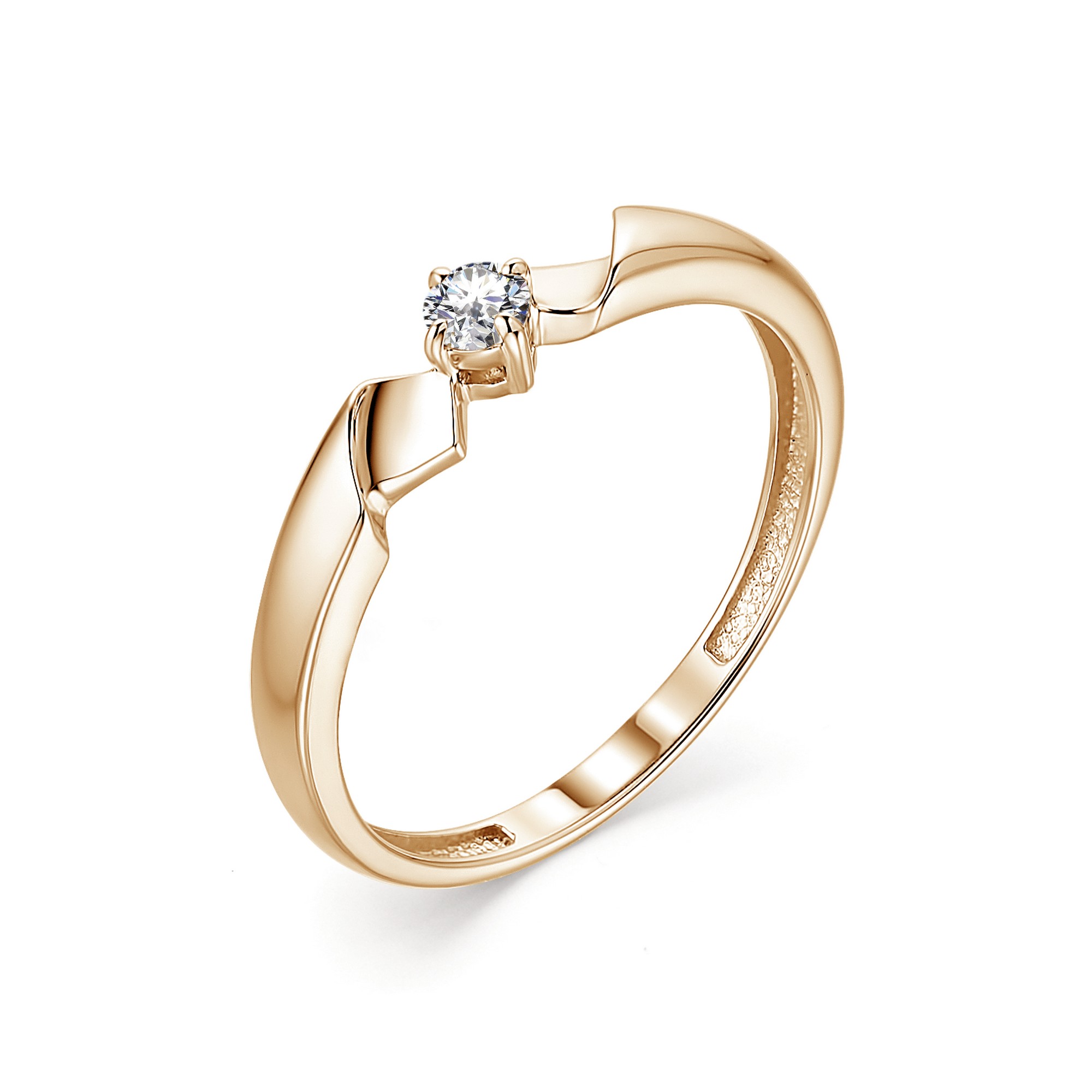 Кольцо, бриллиант, 13329-100