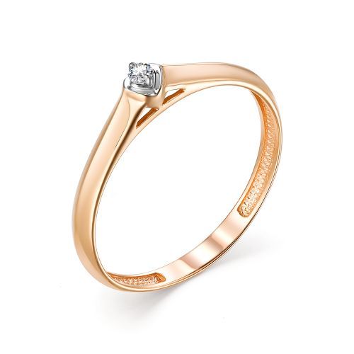 Кольцо, бриллиант, 13229-100