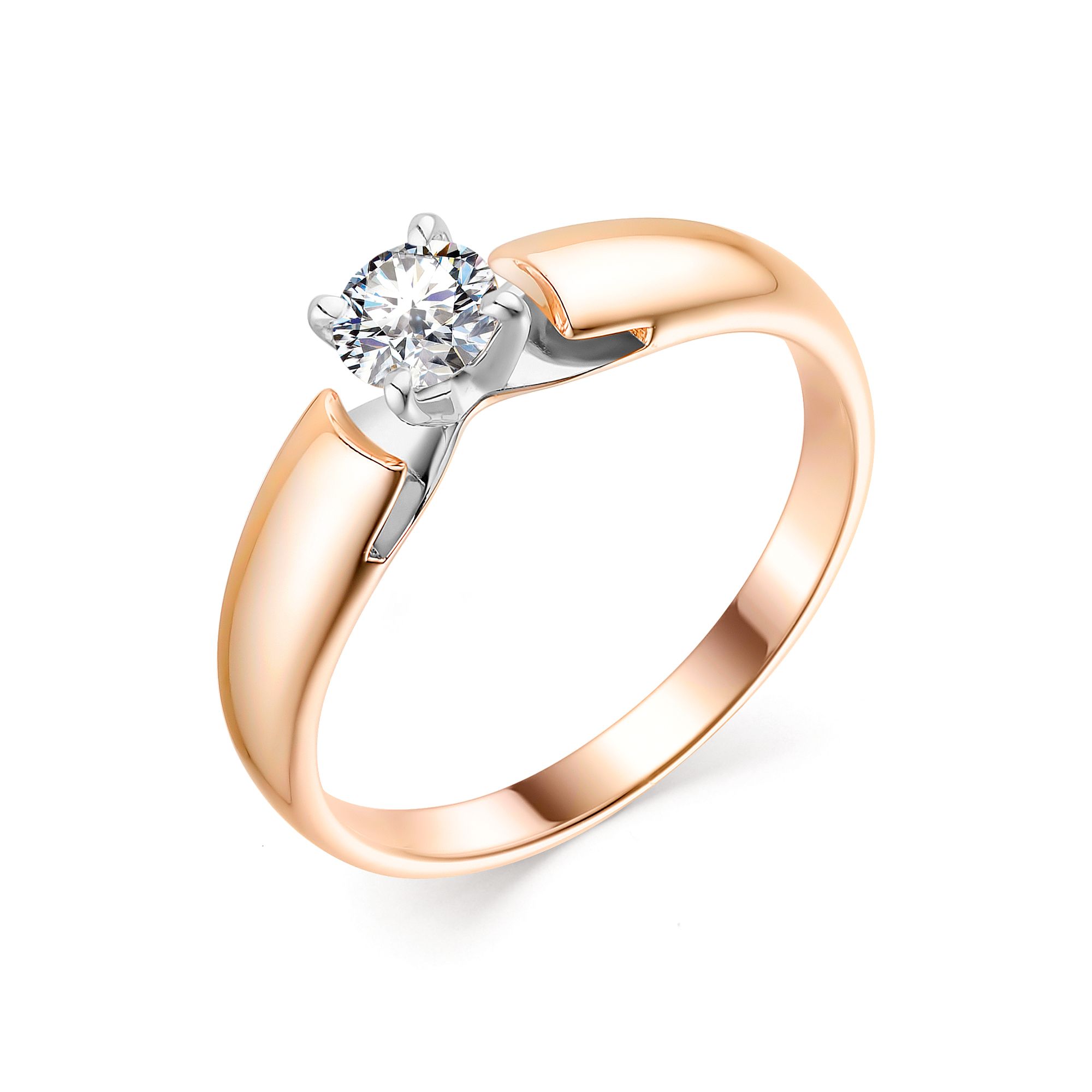 Кольцо, бриллиант, 13497-700